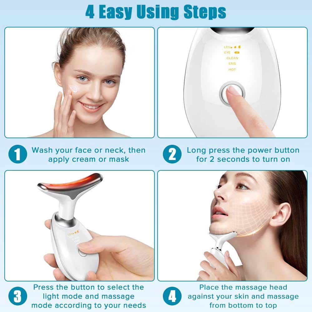 sculpting massager neck jawline definition wireless device