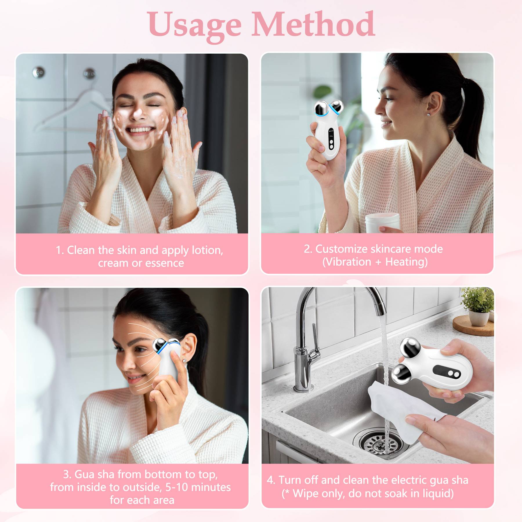 microcurrent device facial contouring jawline definition