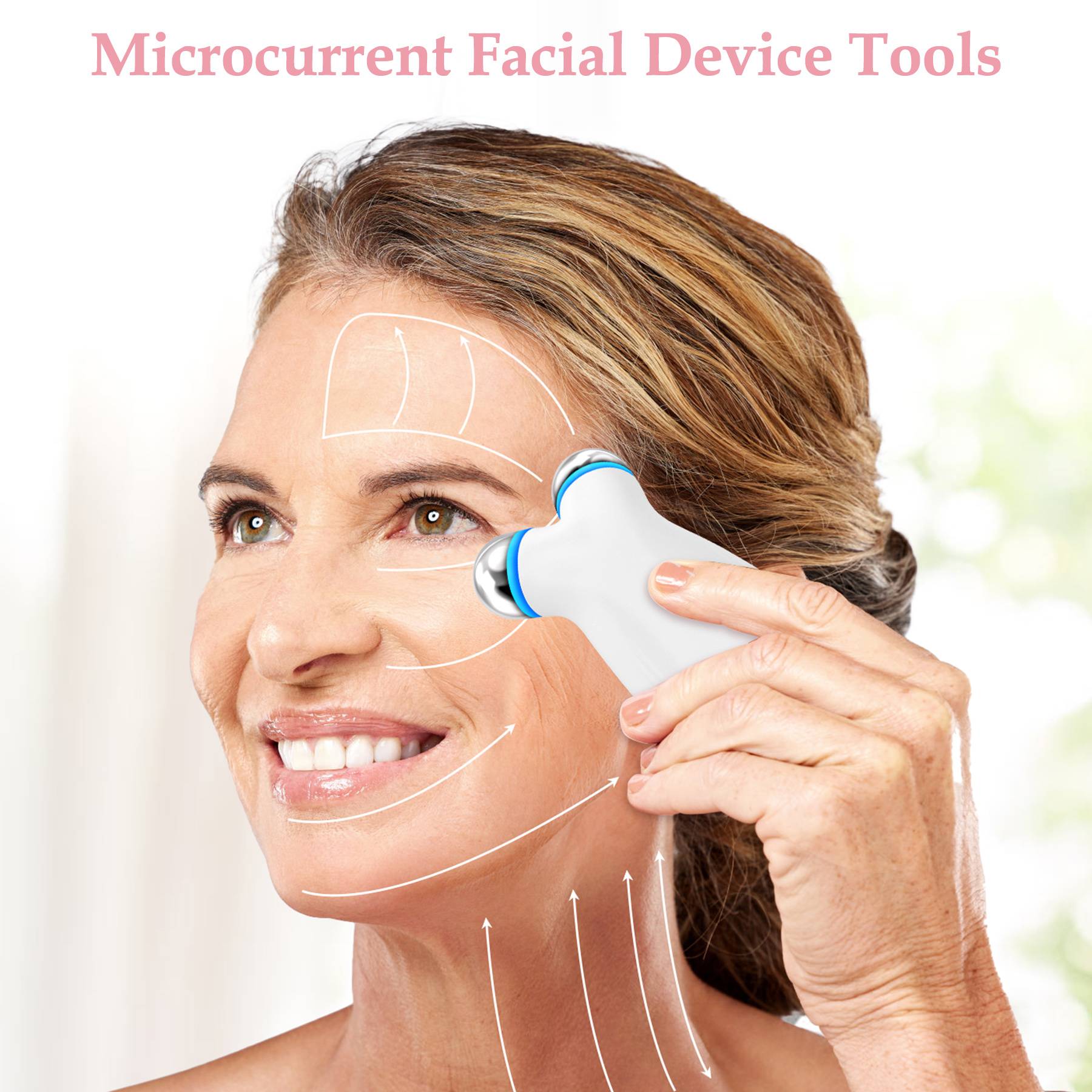 EMS face lift device boost skin care absorption wireless